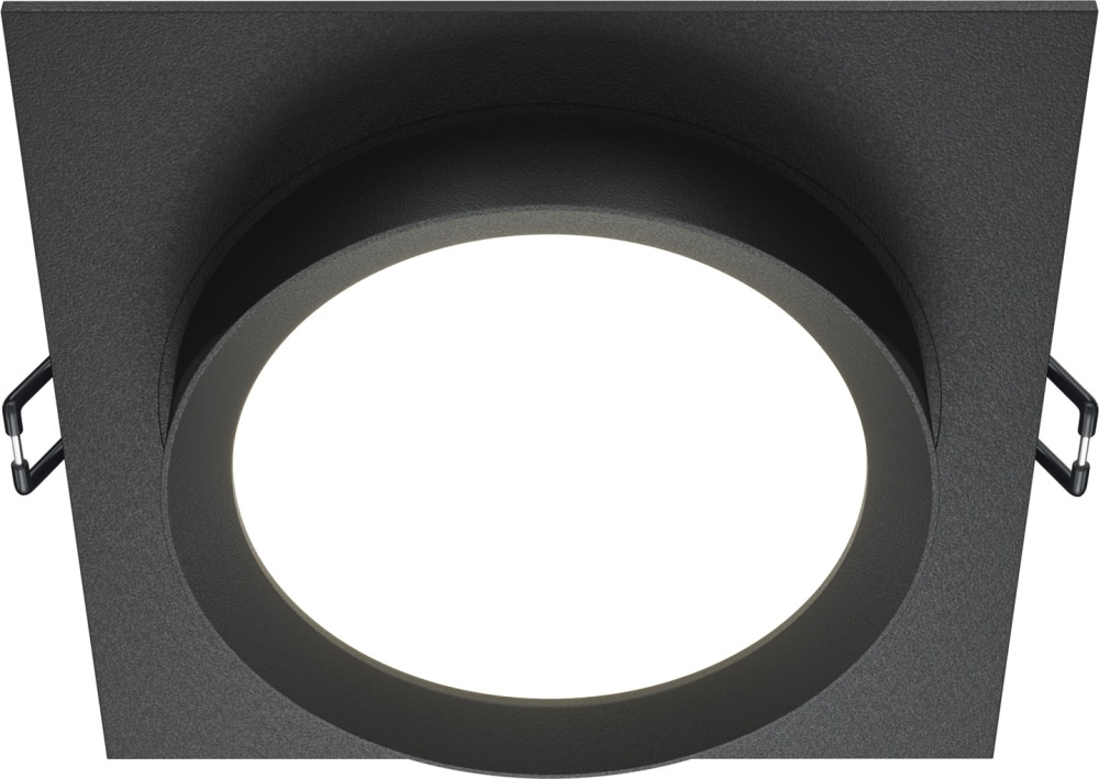 Встраиваемый светильник Hoop GX53 1x15Вт Maytoni Technical DL086-GX53-SQ-B (dl086-gx53-sq-b)