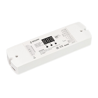 INTELLIGENT ARLIGHT Декодер SMART-DMX512-204-62-RGBW-RDM-SUF (12-48V, 4x350-1200mA) (IARL, IP20 Пластик, 5 лет) 037441