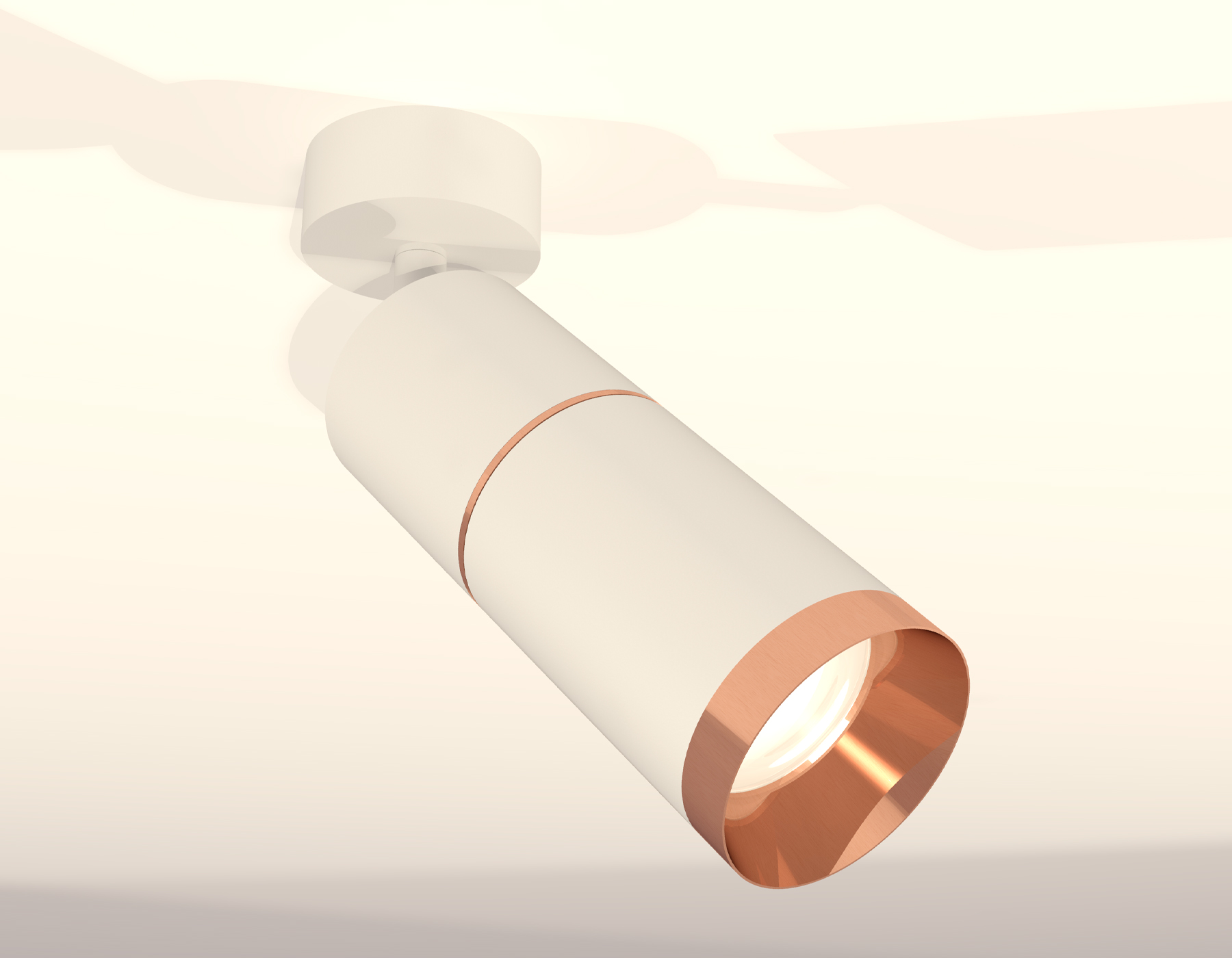 Комплект поворотного светильника XM6312013 SWH/PPG белый песок/золото розовое полированное MR16 GU5.3 (A2202,C6301,A2063,C6312,N6135)