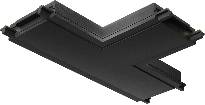 Коннектор питания T-образный Radity черный магнитный Maytoni Technical TRA084CT-11B