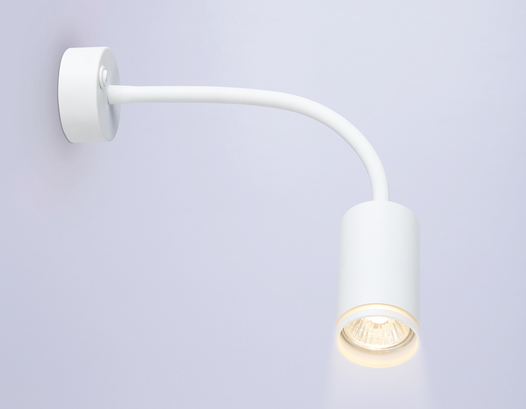Светильник настенно-потолочный гнущийся с выключателем FW2469 WH белый GU10 max 12W D55*L100*H300