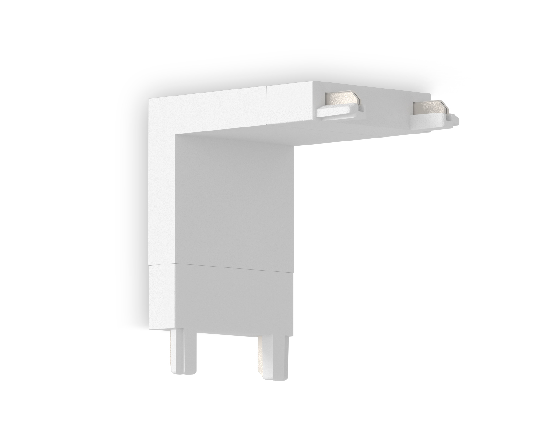 Коннектор угловой внутренний для накладного шинопровода Magnetic Ultra Slim GV1103 WH белый угловой коннектор внутренний для накладного шинопровода IP20 48V 26*26*6