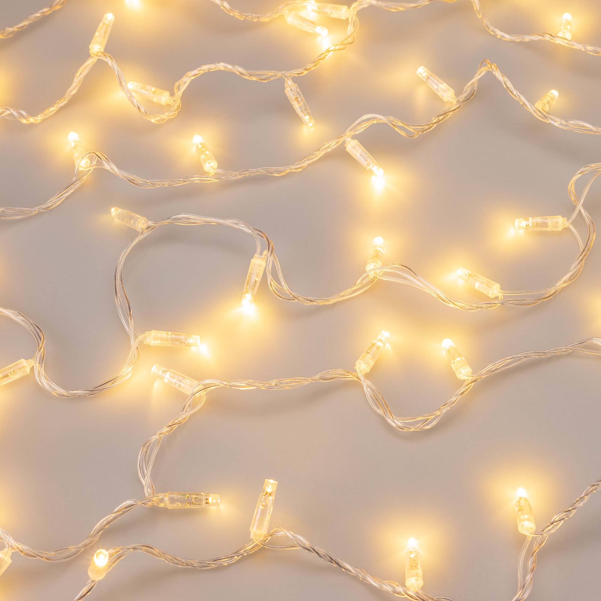 Светодиодная гирлянда ARD-STRING-CLASSIC-10000-CLEAR-100LED-FLASH Warm/Warm (230V, 7W) (Ardecoled, IP65) 025814