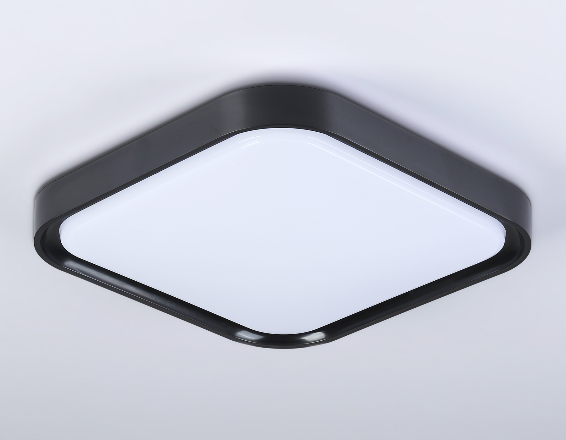 Потолочный светодиодный светильник FZ1268 BK черный 27W 5000K 350*350*60 (Без ПДУ)