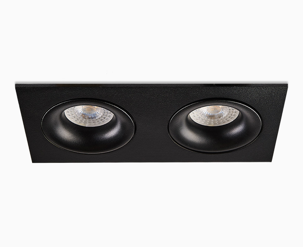 DE-202 black светильник встраиваемый