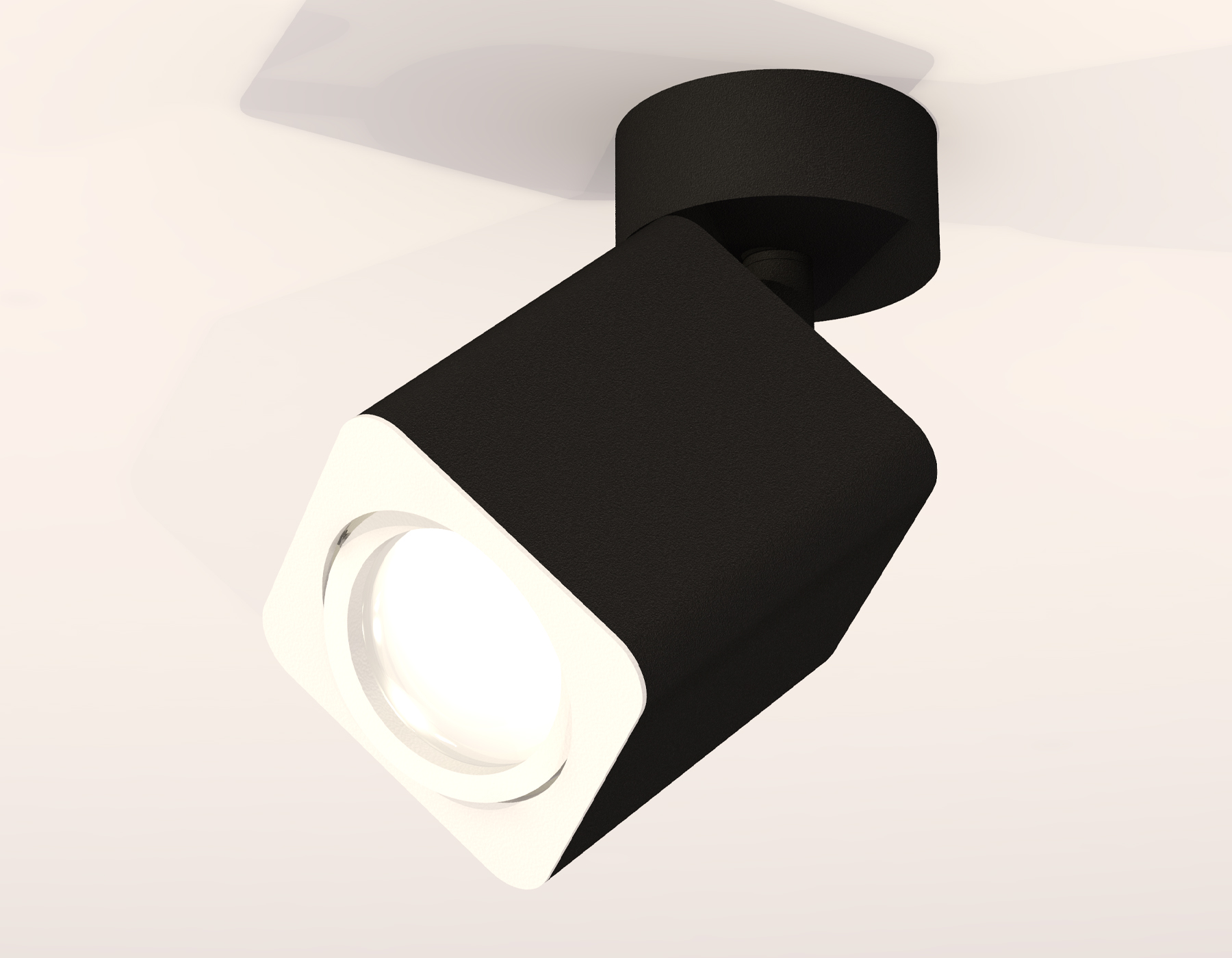 Комплект накладного поворотного светильника XM7813010 SBK/SWH черный песок/белый песок MR16 GU5.3 (A2210, C7813, N7710)