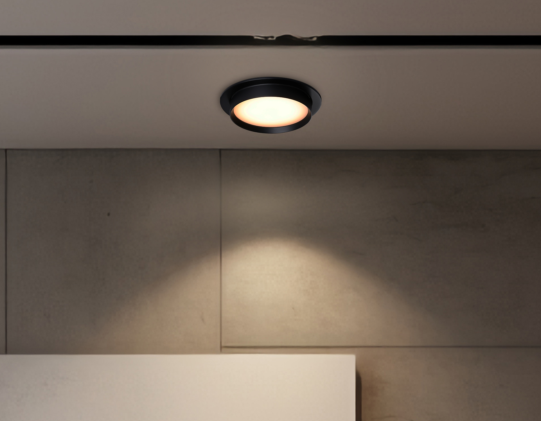 Светильник встраиваемый TN5227 BK черный GX53 D110*35