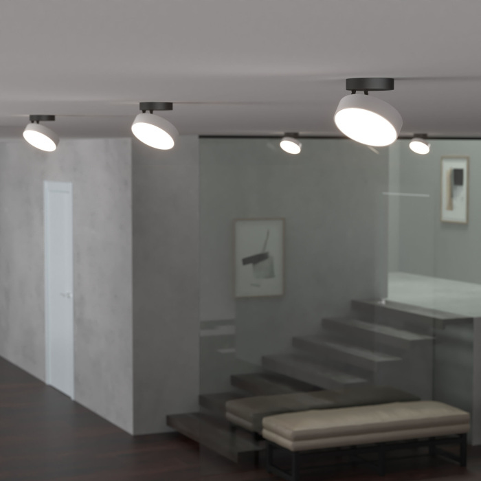 Спот накладной Pila белый 12W 4200К 25135LED (a060188)