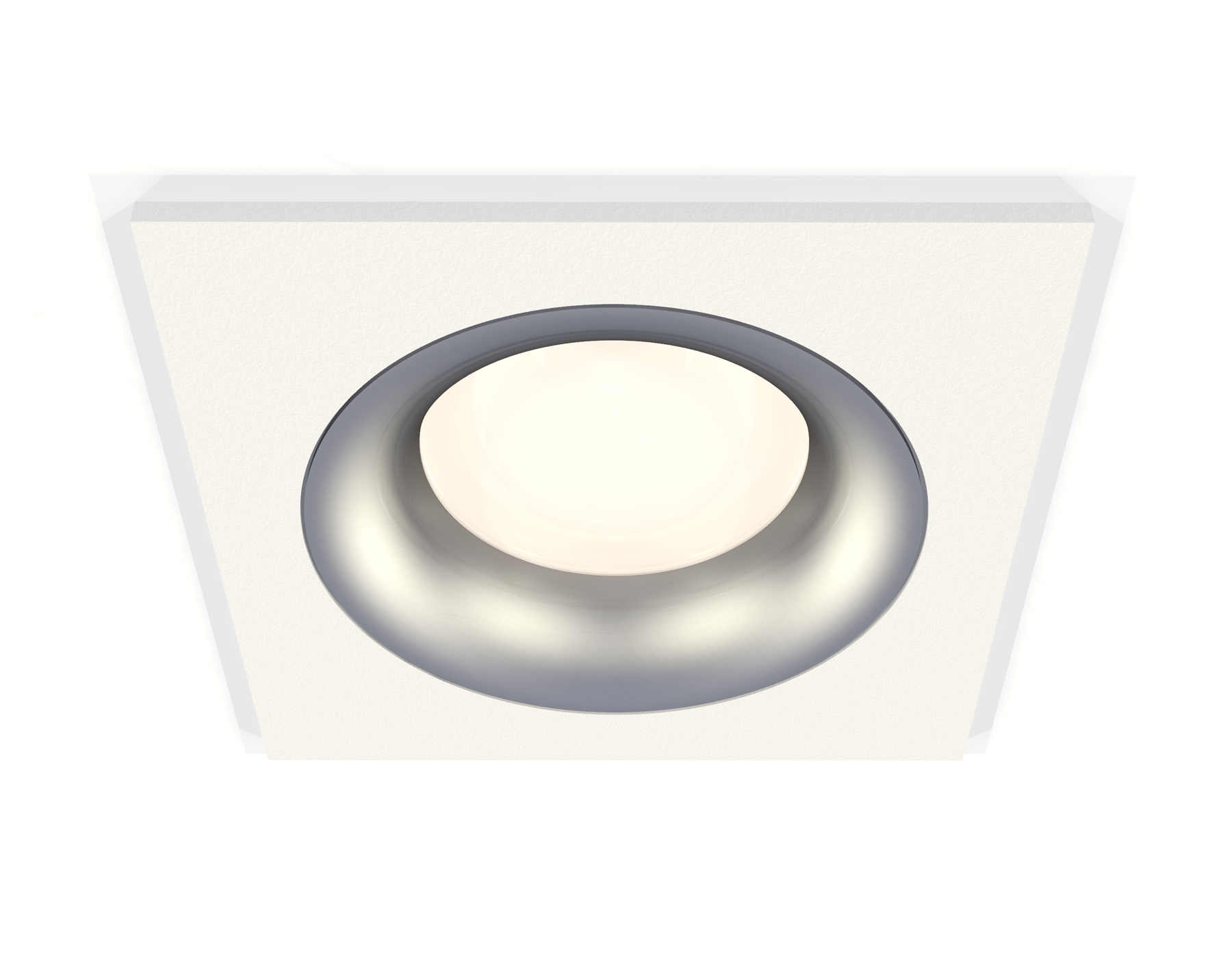 Комплект встраиваемого светильника XC7631004 SWH/MCH белый песок/хром матовый MR16 GU5.3 (C7631, N7013)