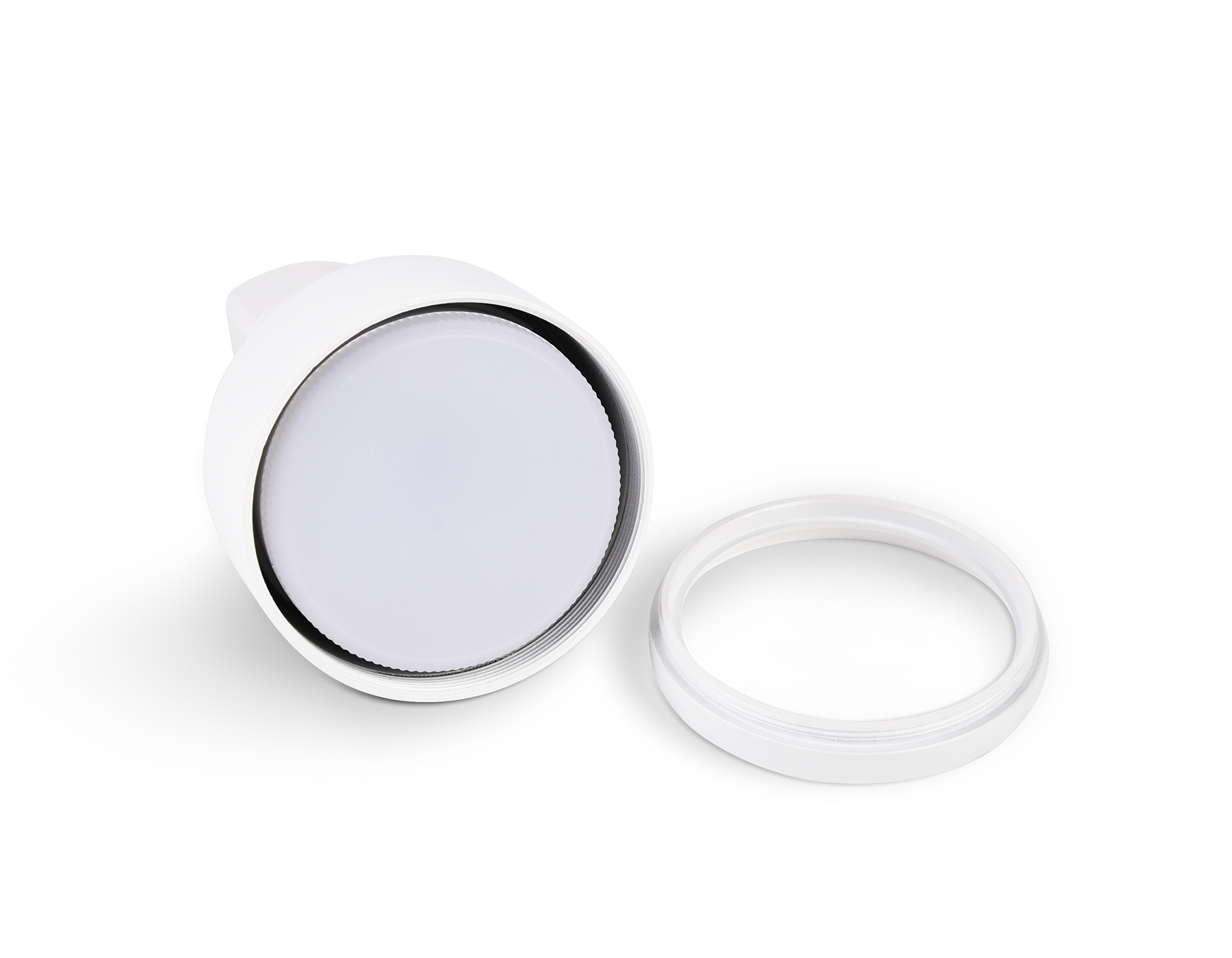 Трековый однофазный светильник со сменной лампой GL5356 WH белый GX53 max 12W