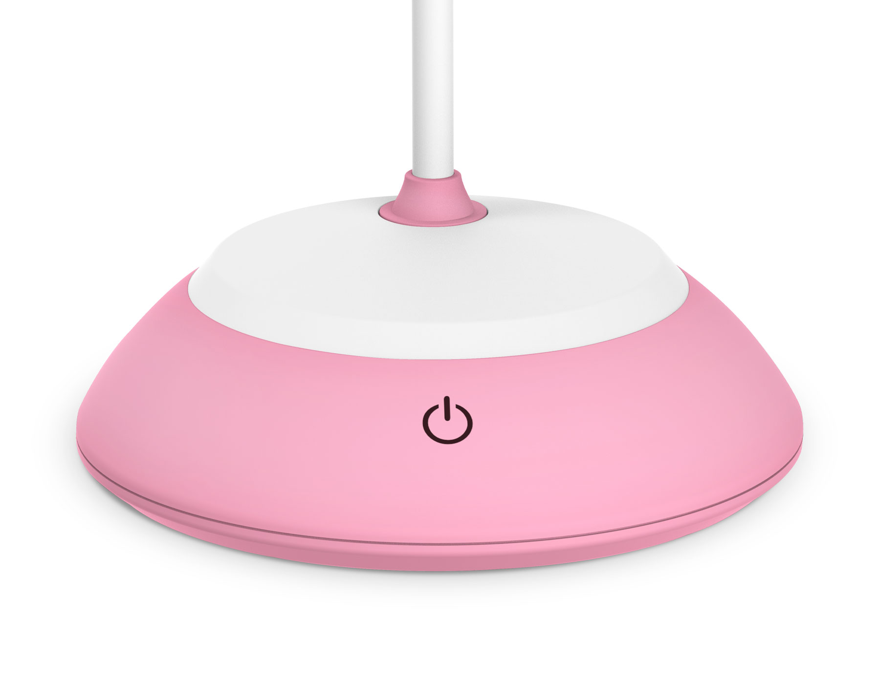 Светодиодная настольная лампа с аккумуляторной батареей, регулировкой цвета и USB-проводом DE603 PI/WH розовый/белый LED 2800-6500K 5W