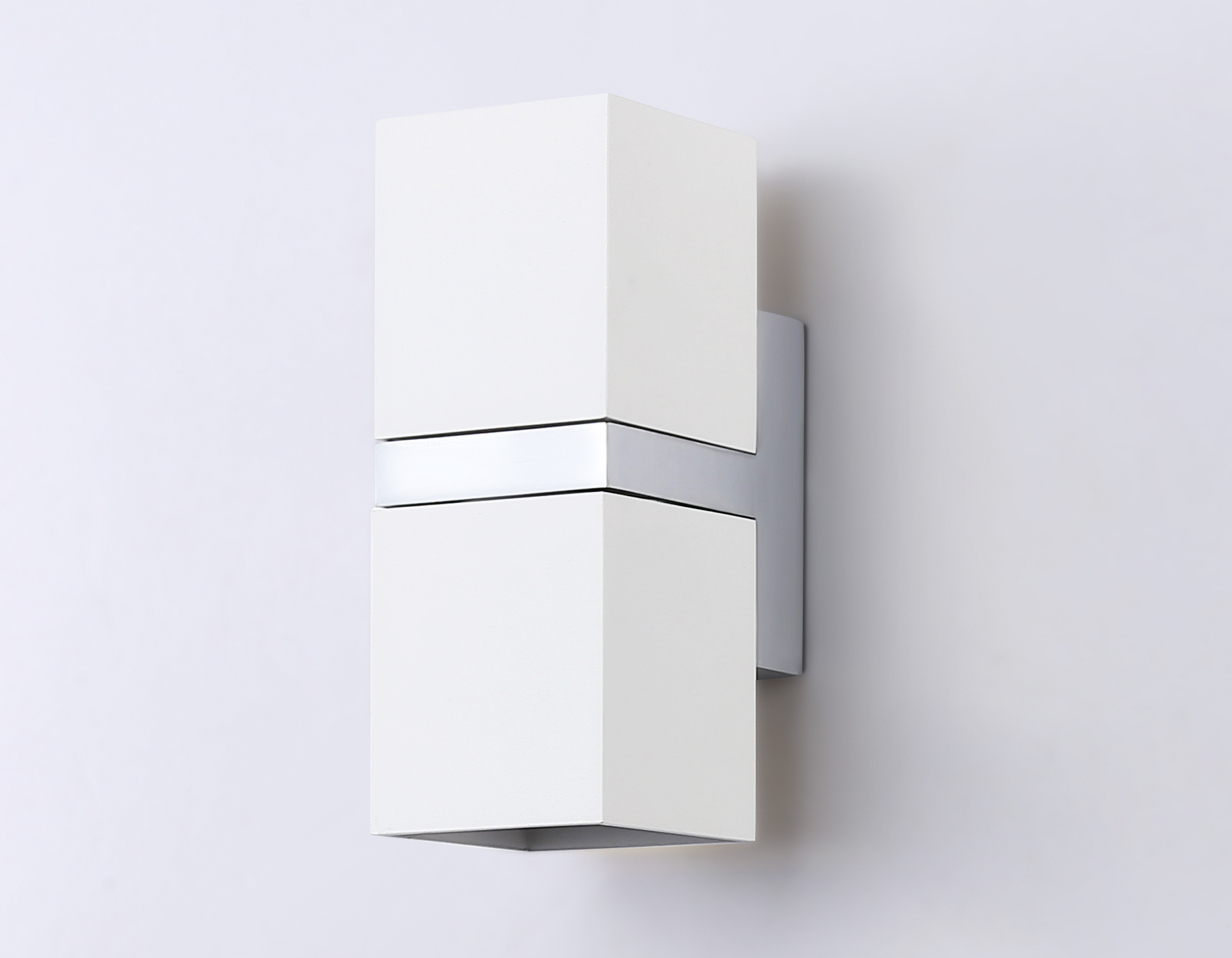 Настенный светильник FW245/2 WH/CH белый/хром GU10*2 max 12W 155*61*80