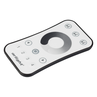 Пульт SMART-R10-DIM (4 зоны, 2.4G) (Arlight, IP20 Пластик, 5 лет) 023033