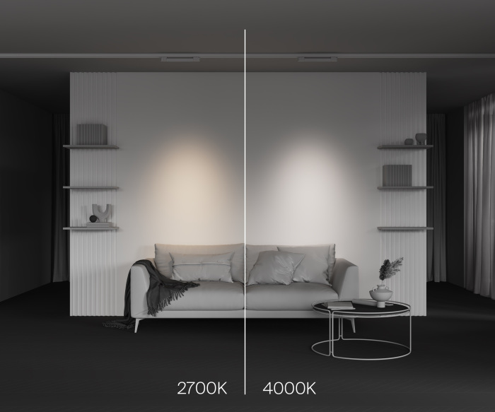 Трековый светильник трехфазный 10W 220V Maytoni Points TR195-3-10W27K-M-W (tr195-3-10w2_7k-m-w)