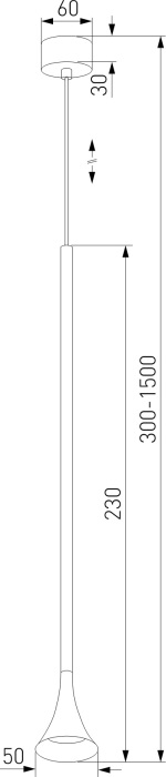 Подвесной светильник Elektrostandard Hall 50314 LED 5W 3000K латунь (a068821)