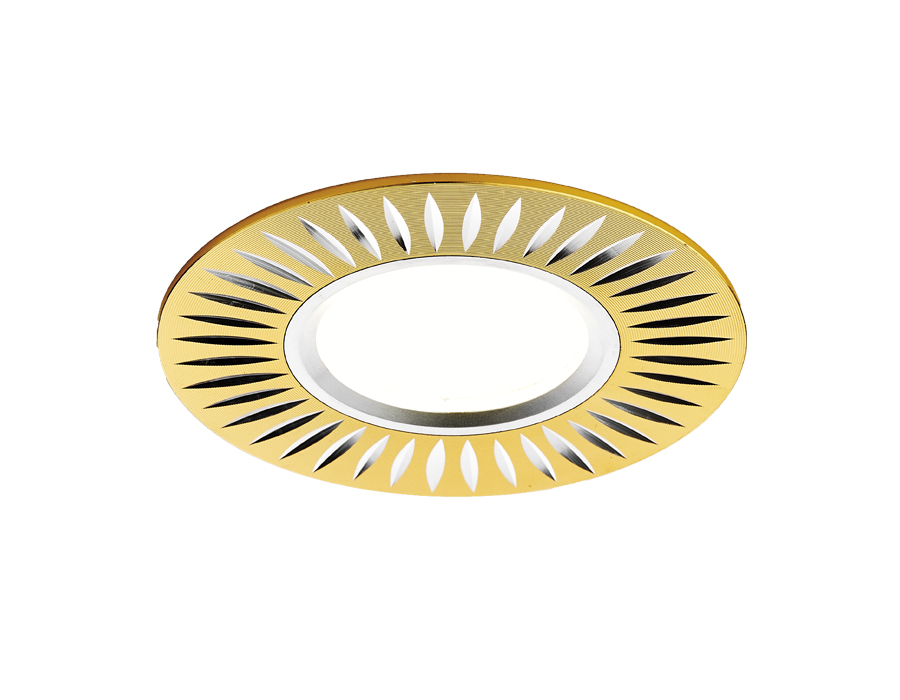 Круглый встраиваемый точечный светильник MR16 A507 GD/AL золото/алюминий MR16