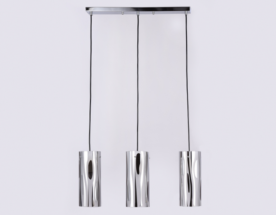 Подвесной светильник со сменной лампой TR3590/3 CH/SM хром/дымчатый E27/3 max 40W 530*100*900