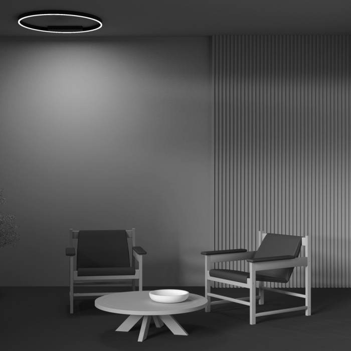 Потолочный светильник светодиодный Maytoni Rim MOD058CL-L50BK (mod058cl-l50bk)