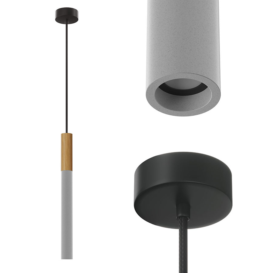 Подвесной светодиодный светильник Ledron ANY C Wood 130 (10204)