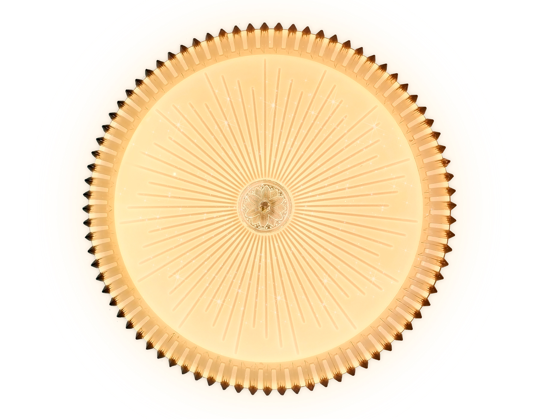 Потолочный светодиодный светильник с пультом FF95 WH белый 48W 3000K/4200K/6400K D390*60 (ПДУ ИК)