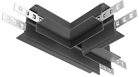 Коннектор Т-образный Exility встраиваемый черный магнитный Maytoni Technical TRA034CT-42B
