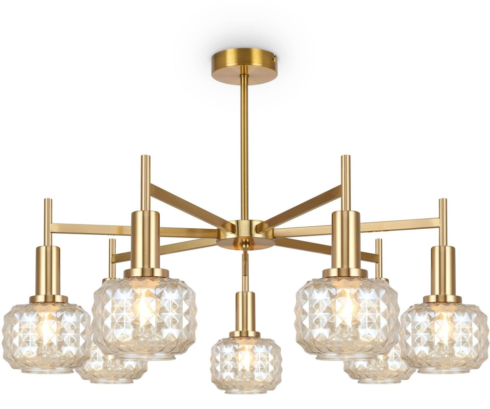 Потолочная люстра на штанге Freya Fero FR5366CL-07BS (fr5366cl-07bs)