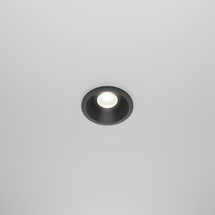 Встраиваемый светильник Zoom 4000K 1x6Вт 60 IP 65 LED Maytoni Technical DL034-01-06W4K-B (dl034-01-06w4k-b)