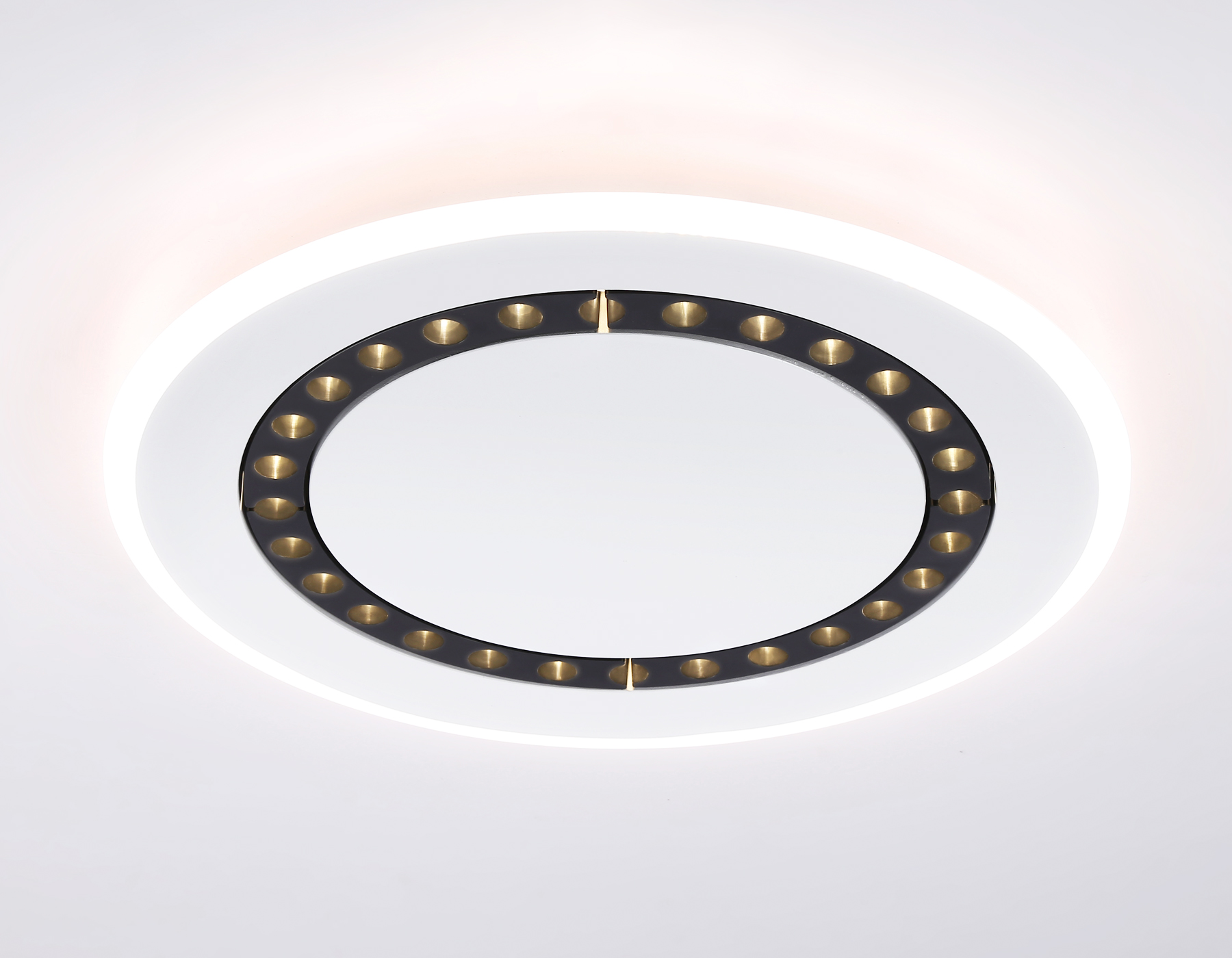 Потолочный светодиодный светильник с пультом FL51402 WH белый 3000K/4200K/6400K 56W D485*40 (ПДУ ИК)