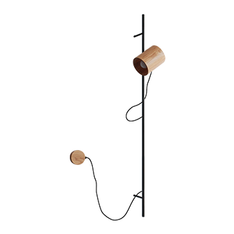 Деревянный настенный светильник под сменную лампу Ledron DREAM (11330)