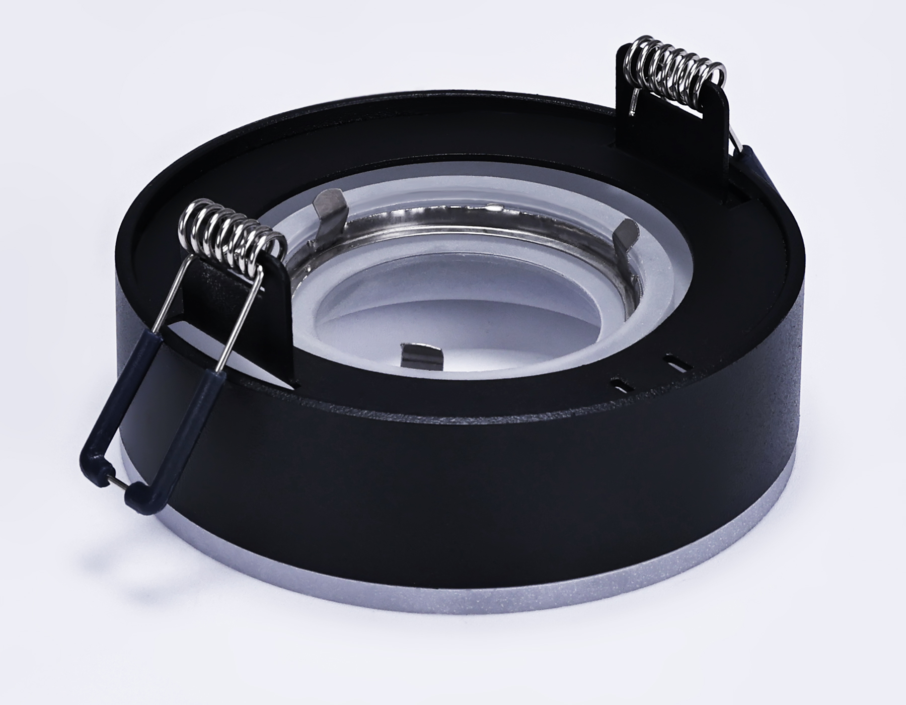 Встраиваемый светильник с акрилом GU5.3 TN3332 SBK/FR черный песок/белый матовый GU5.3 D96*50