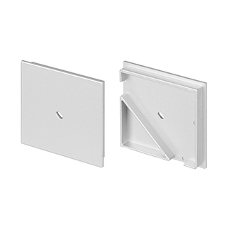 Заглушка KANT-H55 SQUARE с отверстием (Arlight, Пластик) 044617