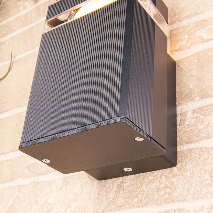 Настенный светильник уличный Techno 1450 черный (electrostandart_a032630)