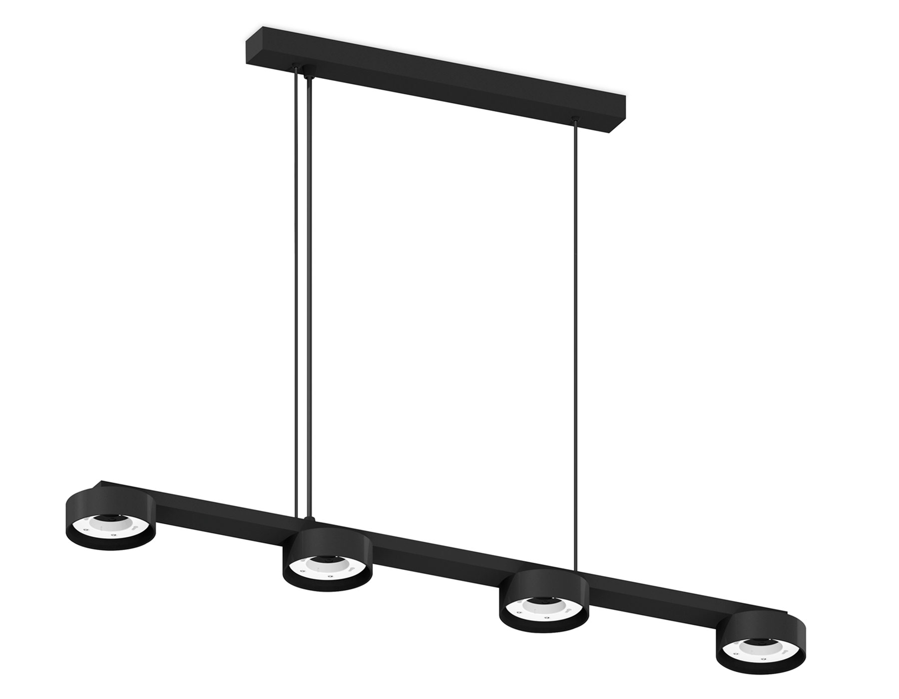 Корпус светильника подвесной для насадок D85 C9152/4 SBK черный песок 805*85*800mm GX53/4