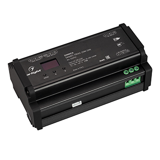 Диммер SMART-TRIAC-DIM-DIN (230V, 6A) (Arlight, IP20 Пластик, 5 лет) 033761