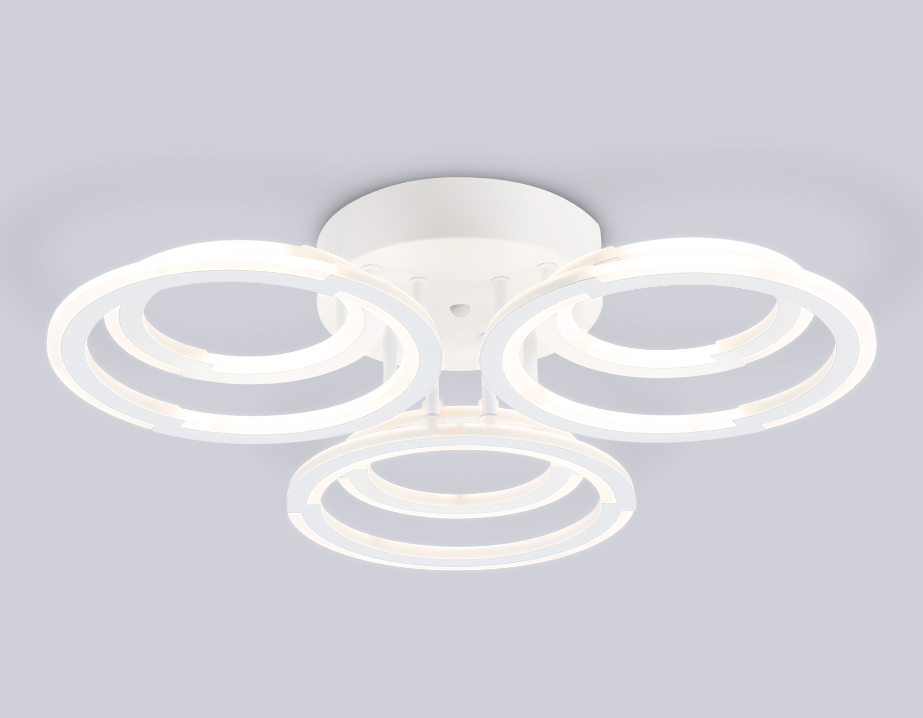 Светильник светодиодный потолочный FA8943/3+3 WH белый 79W 3000-6000K D580*120 (ПДУ ИК)