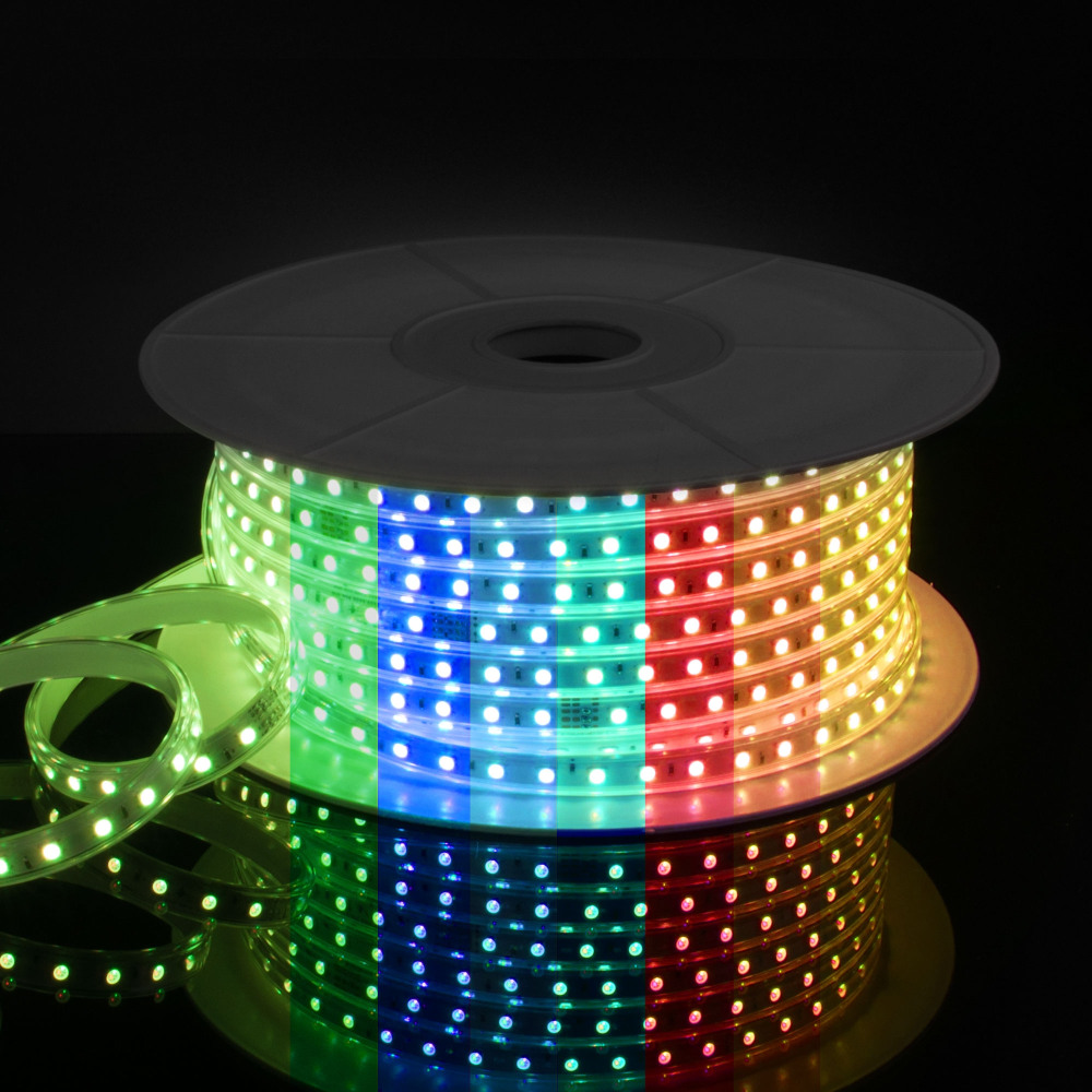 Светодиодная лента LS002 220V RGB IP65 (a053641)