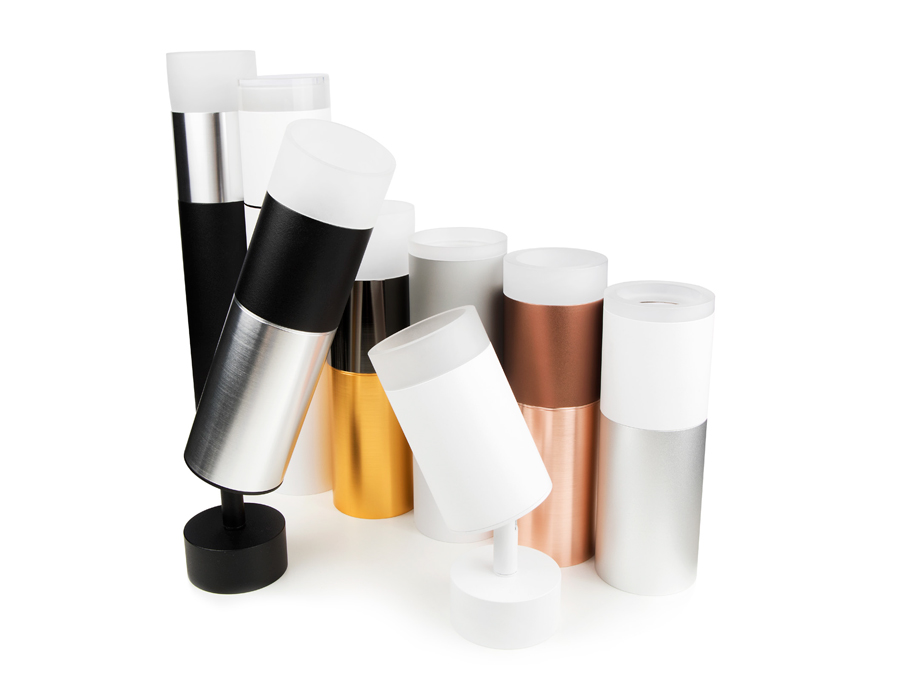 Крепеж накладной поворотный для корпуса светильника с диаметром отверстия D60mm A2210 SBK черный песок D60*H75mm Out70mm