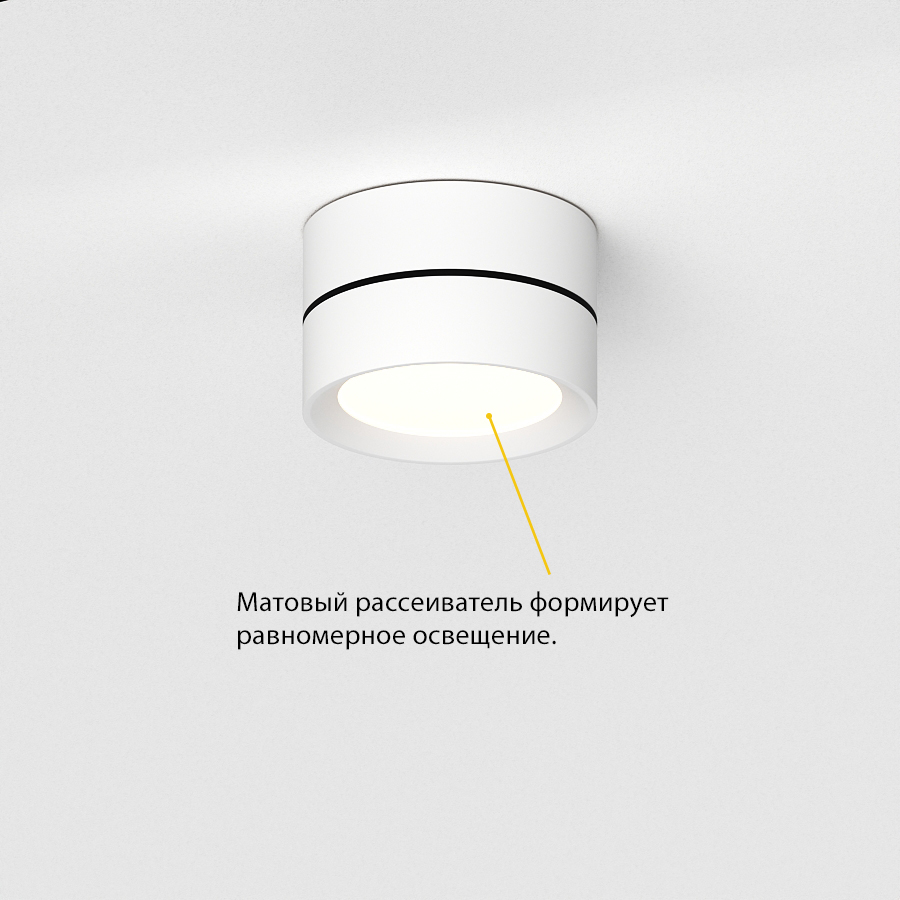 Накладной светодиодный светильник Ledron BARREL MINI White TRIAC (10585)