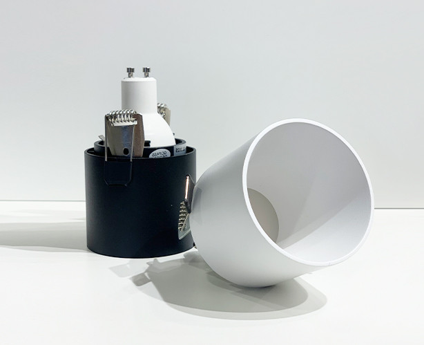 DL 3025 black GU10 светильник встраиваемый