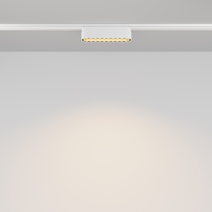 Трековый светильник Basis Grid Radity 3000K 6Вт 120 LED магнитный Maytoni Technical TR084-1-6W3K-W (tr084-1-6w3k-w)