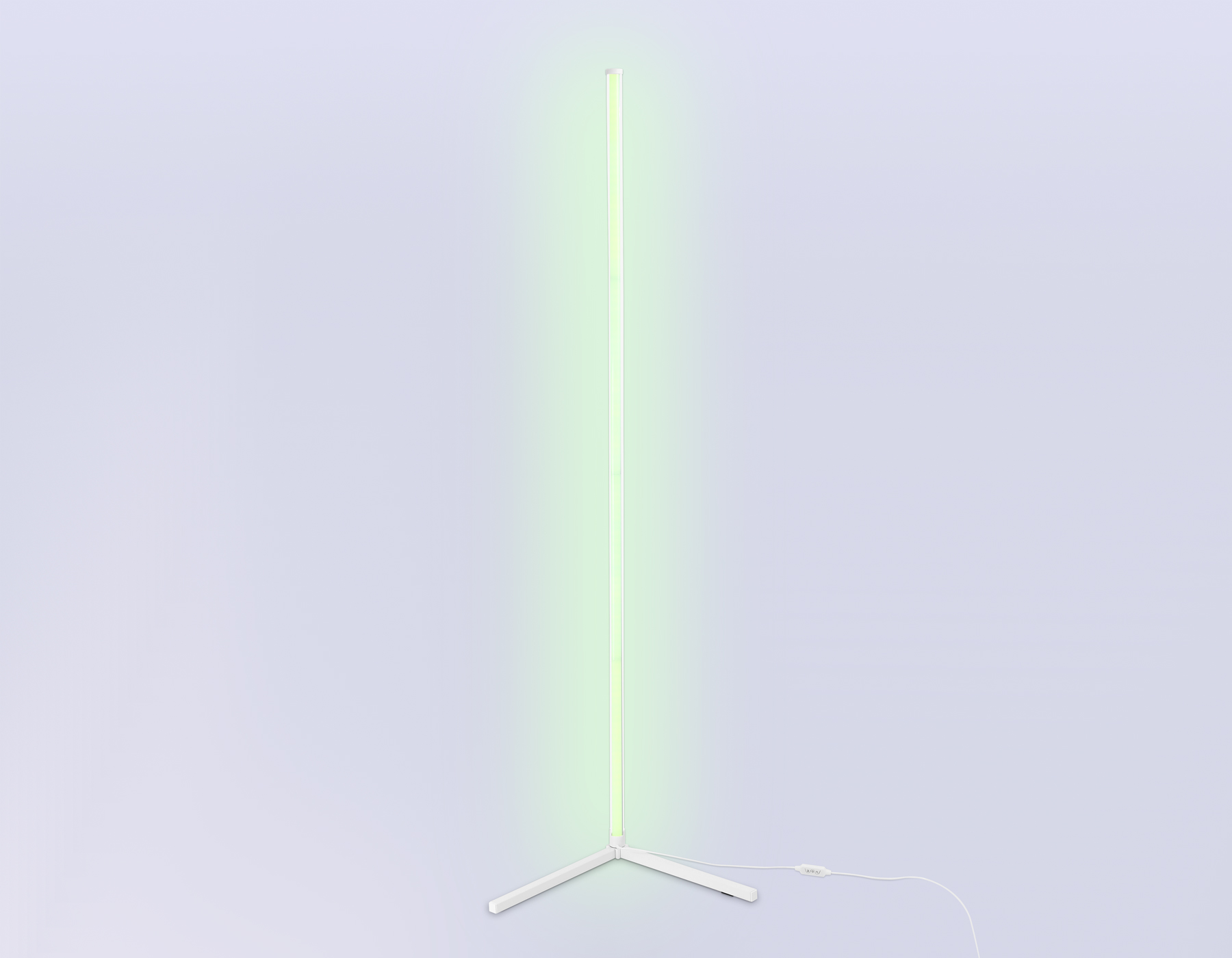 Светильник светодиодный напольный RGB с пультом FL8025 WH белый LED 20W RGB D32*1650 (ПДУ РАДИО 2.4G)