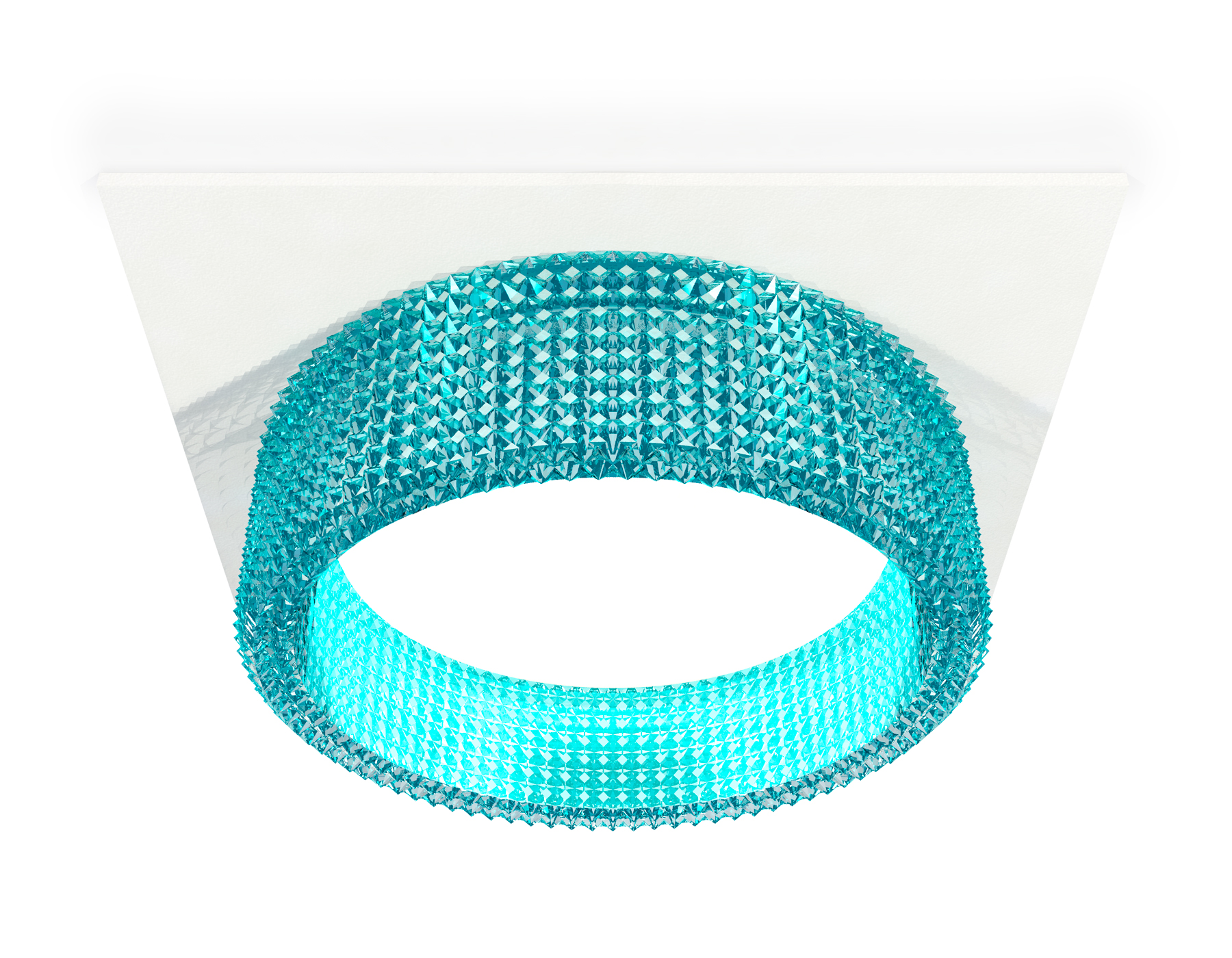 Комплект встраиваемого светильника XC8061033 SWH/BL белый песок/голубой GX53 (C8061, N8488)