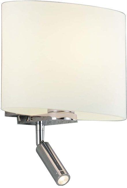 Бра для чтения с выключателем Newport 14360 14361A white shade (14361_a_white_shade)
