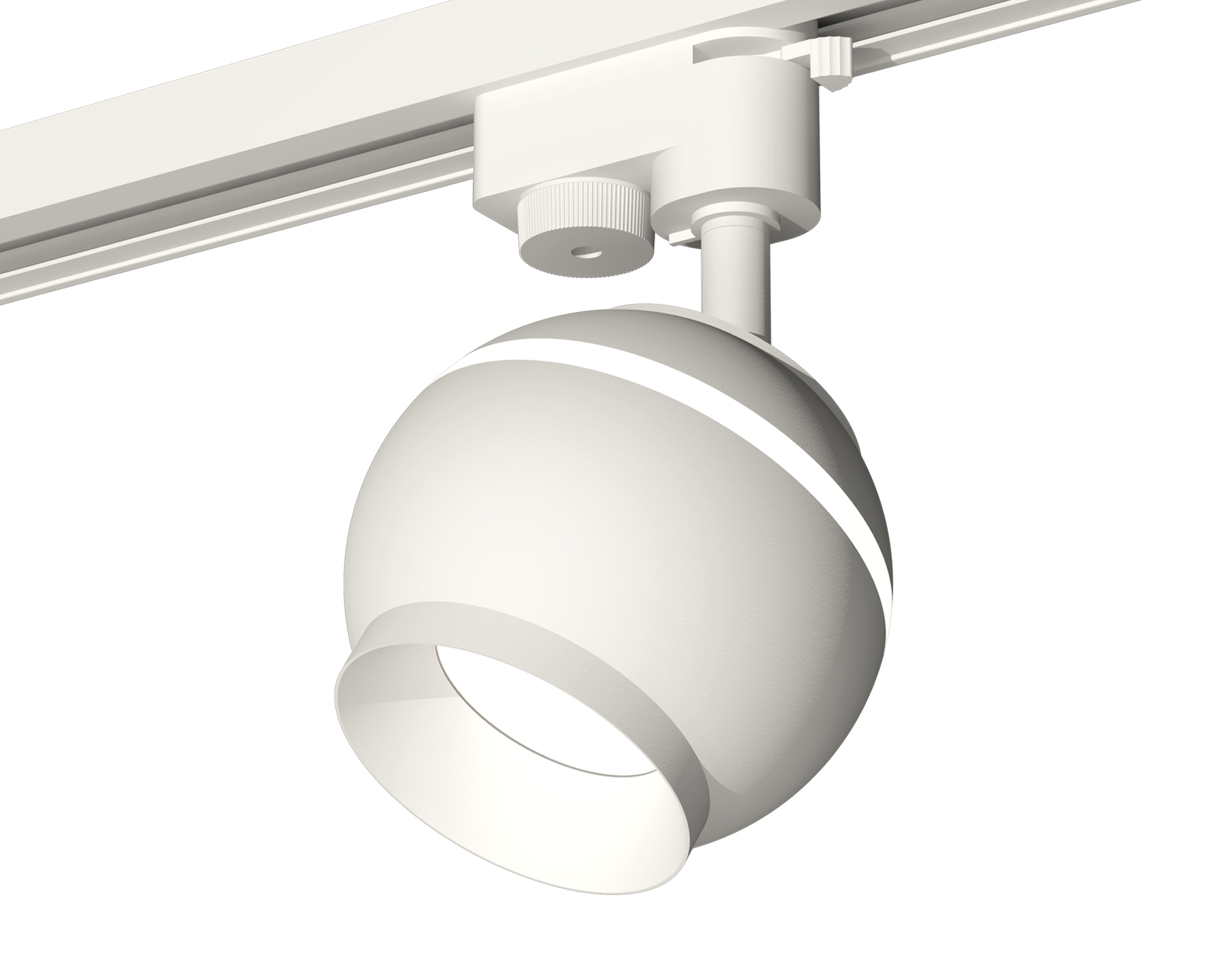 Комплект трекового однофазного светильника с подсветкой XT1101020 SWH белый песок MR16 GU5.3 LED 3W 4200K (A2520, C1101, N7030)