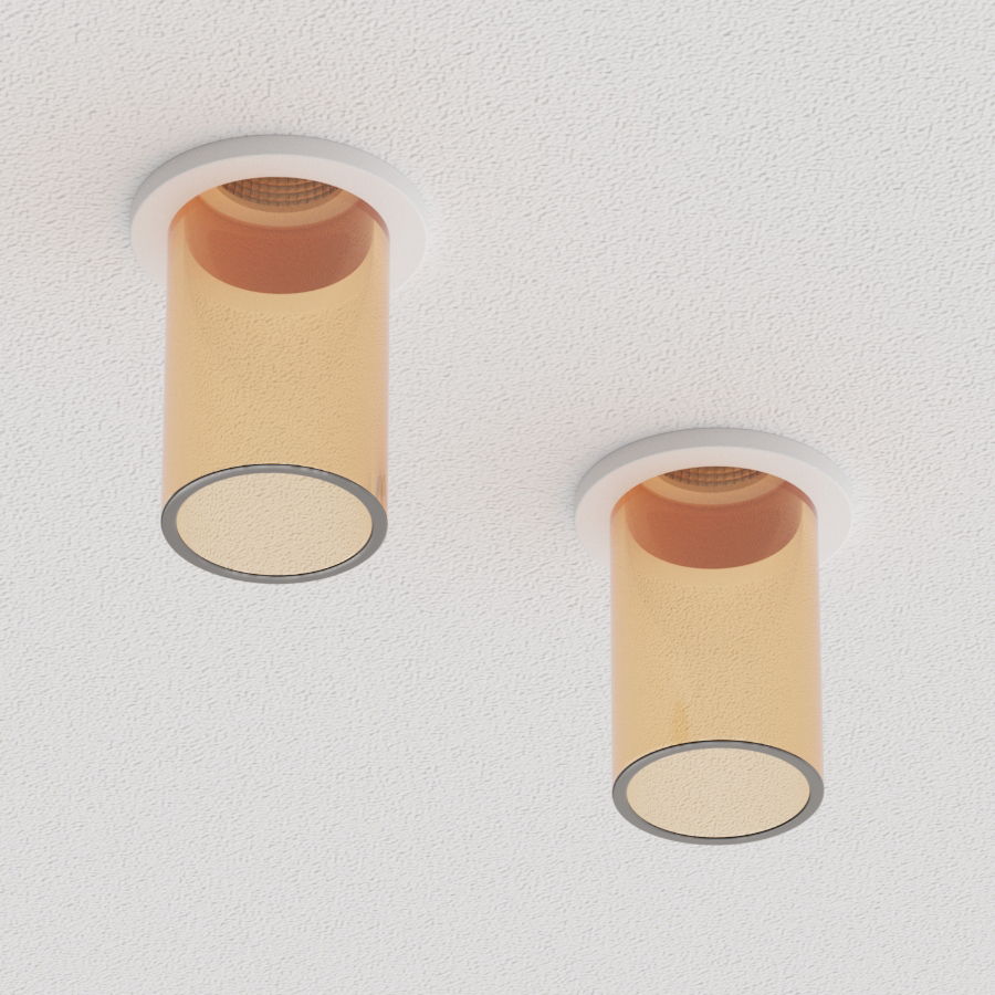 Встраиваемый светодиодный светильник Ledron SL742137W WhiteAmber (2313)