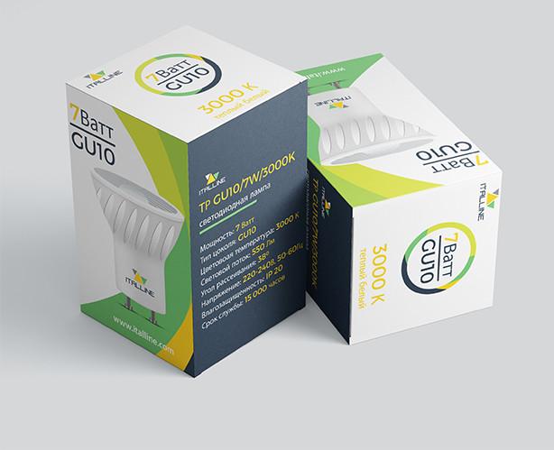 TP GU10/7W/3000K светодиодная лампа