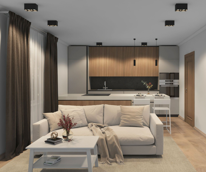 Накладной светильник светодиодный DK3030 DK3035-BK (dk3035-bk)