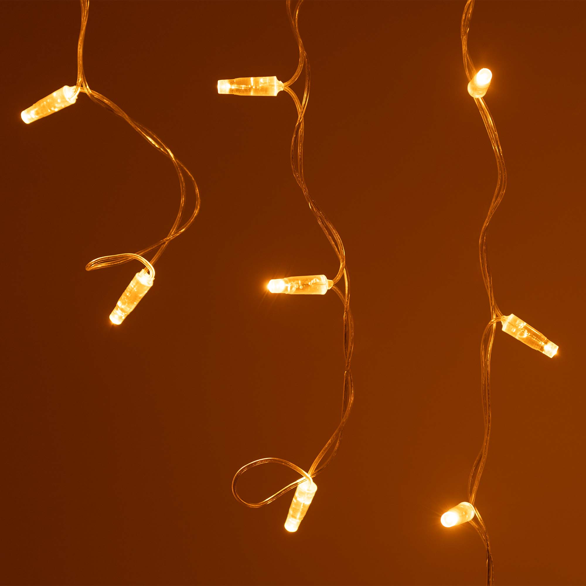 Светодиодная гирлянда ARD-EDGE-CLASSIC-2400x600-CLEAR-88LED-STD Yellow (230V, 6W) (Ardecoled, IP65) 031183