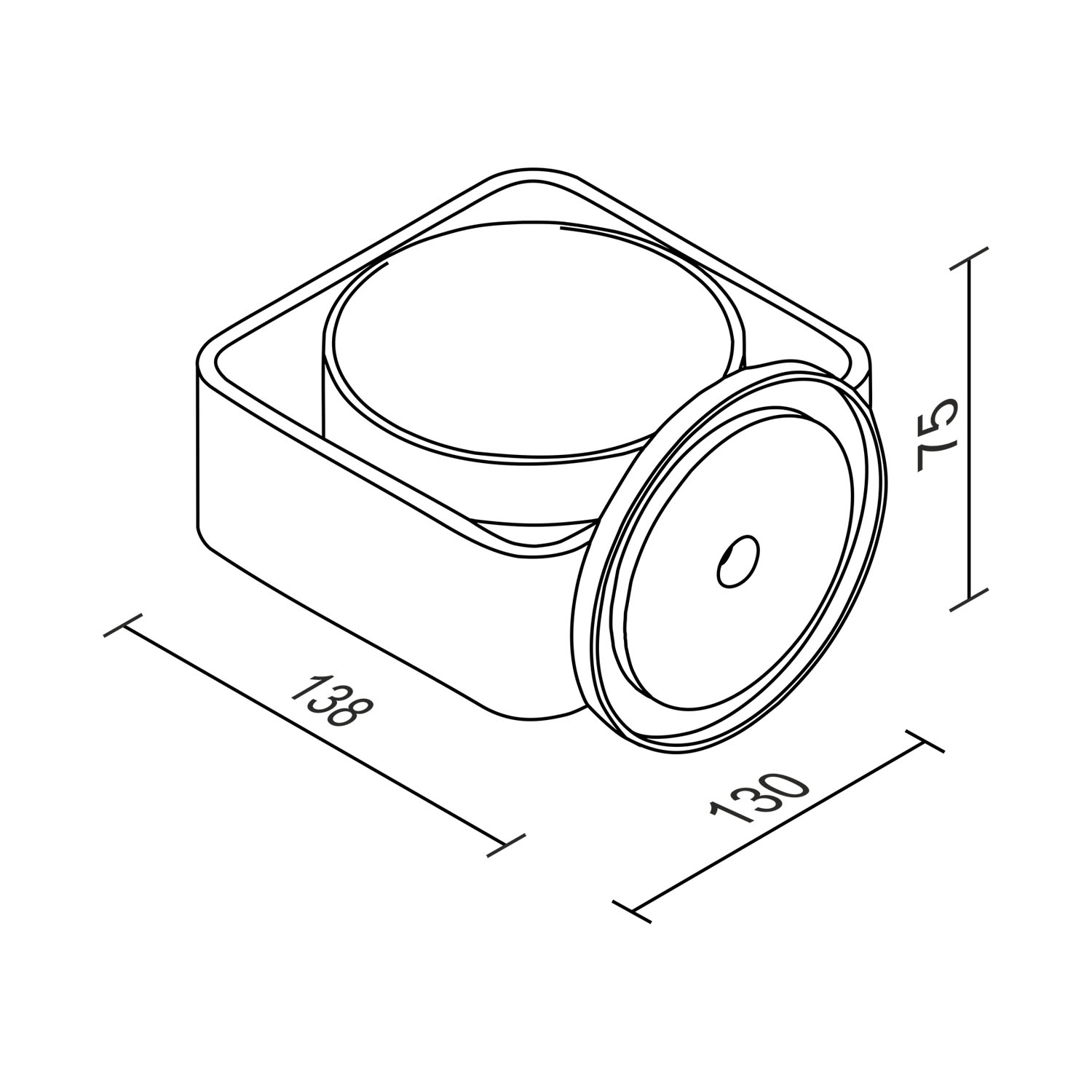 Настенный светодиодный светильник Ledron GW-1025 RGB (2976)