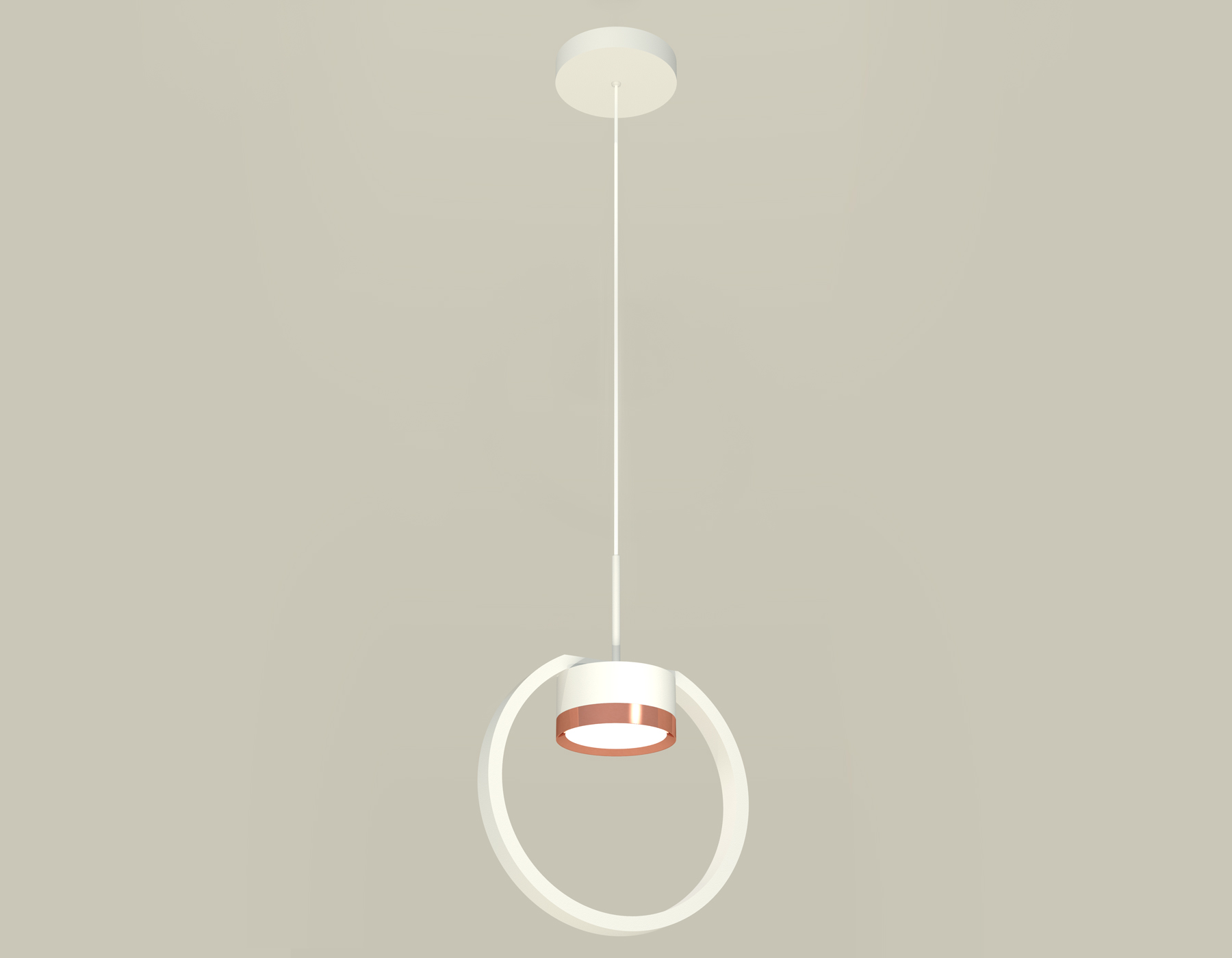 Комплект подвесного светильника XB9101104 SWH/PPG белый песок/золото розовое полированное GX53 (C9101, N8126)